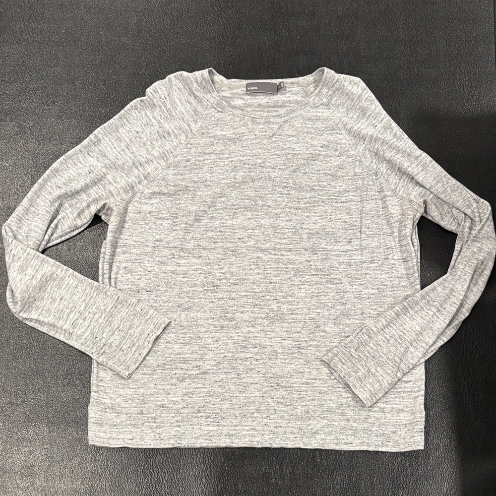 Vince XL Gray Long Sleeve Top